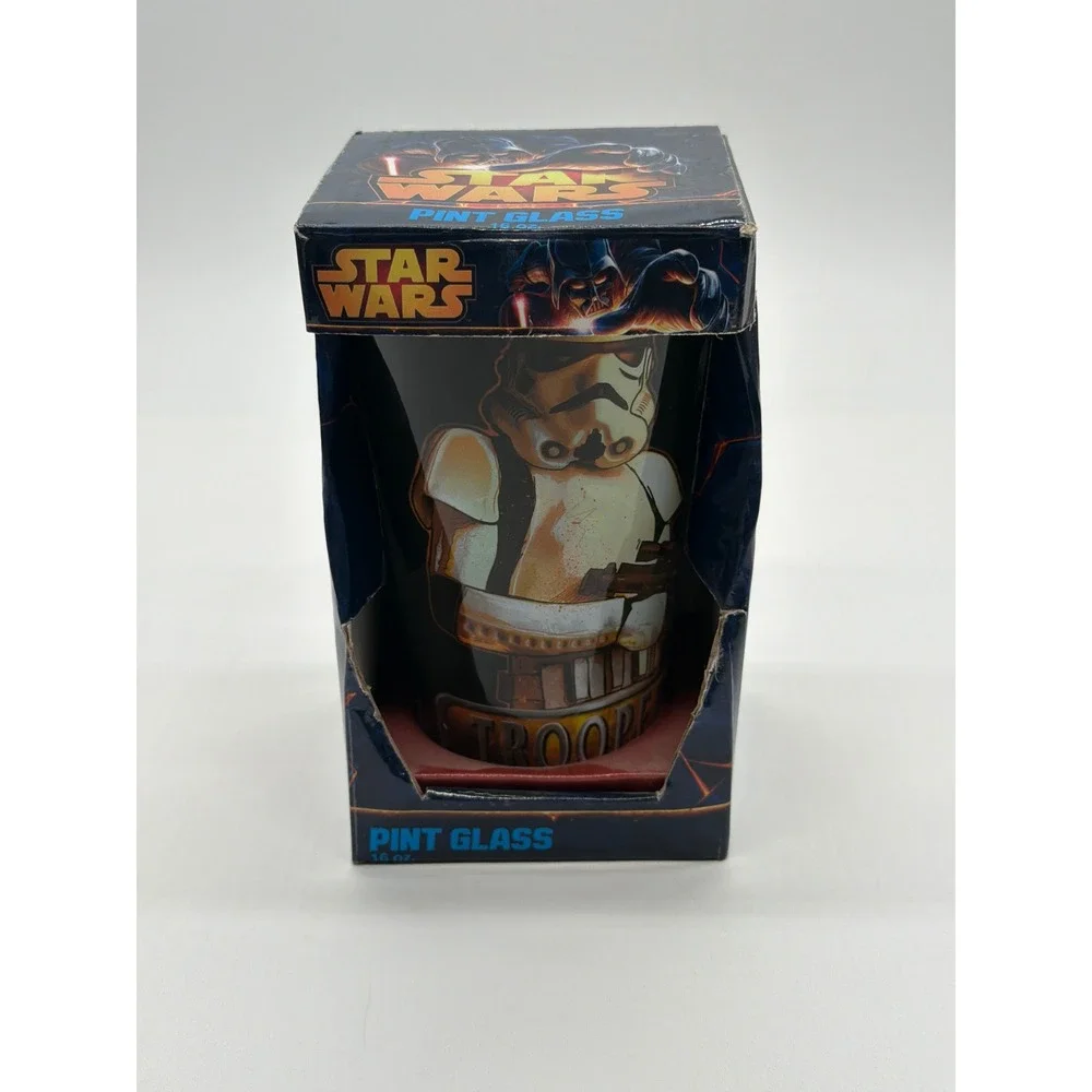 Star Wars Stormtrooper 16oz Pint Glass Collectible in Original Box